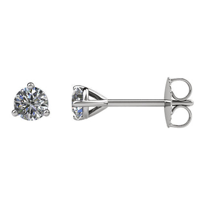 1/4 ct Diamant Friction Stecker Ohrstecker