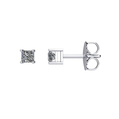 1/4 ct Diamant Ohrringe in 14kt Weißgold