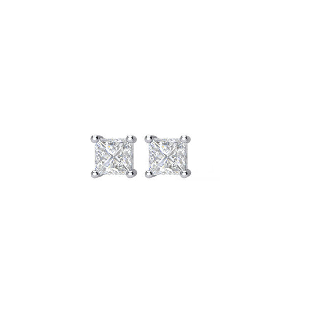 1/4 ct Diamant Ohrringe in 14kt Weißgold