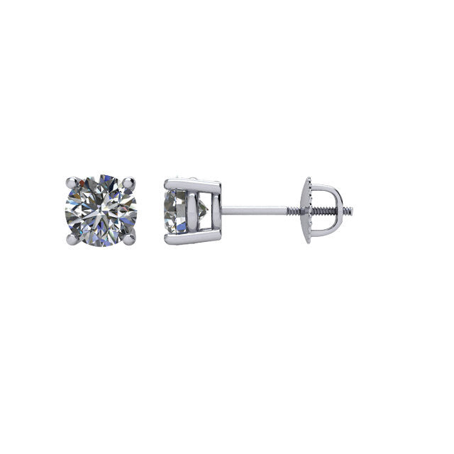 3/4 ct Diamant Threaded Stecker Ohrstecker