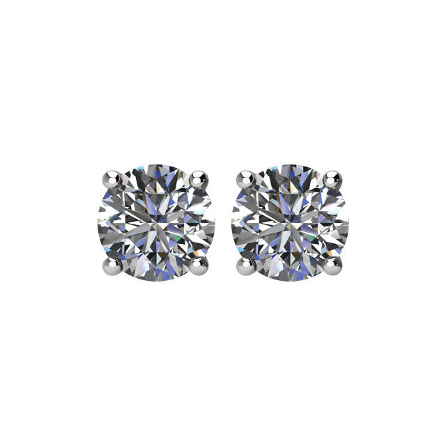 2 1/2 ct Diamant Threaded Stecker Ohrstecker