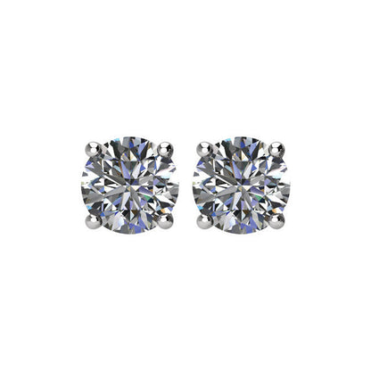 2 1/2 ct Diamant Threaded Stecker Ohrstecker