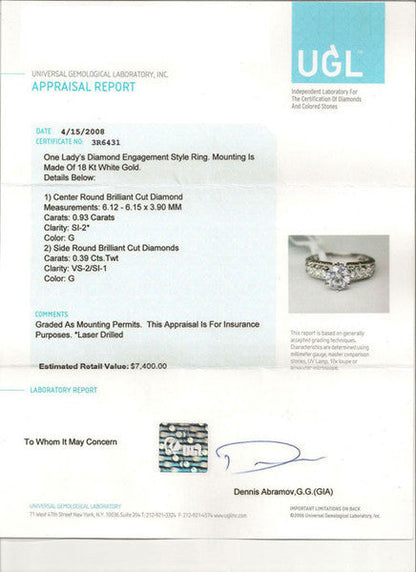 6 ct Gesamtgewicht. Gelbgold Vierkrappen Diamant Tennis Armband