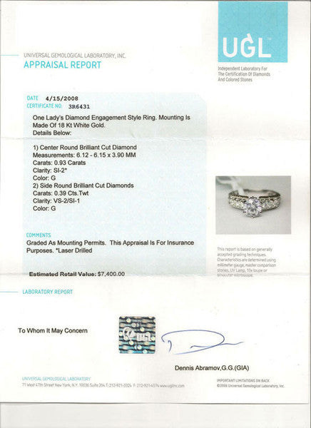 6 ct Gesamtgewicht. Weißgold Vierkrappen Diamant Tennis Armband