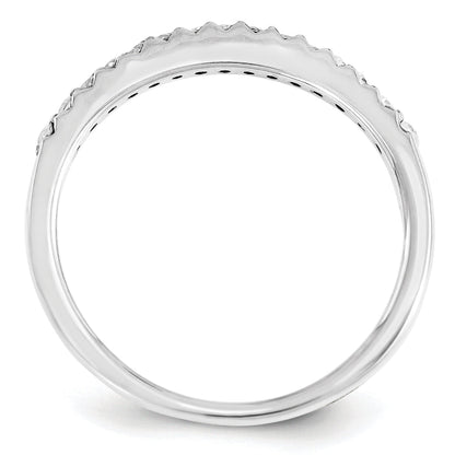 Ring aus 14K Weißgold mit Diamant