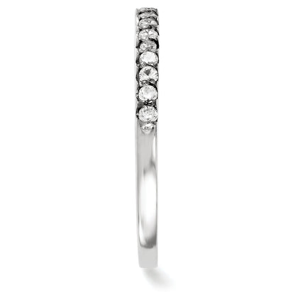 Ring aus 14K Weißgold mit Diamant