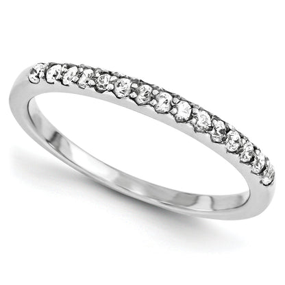 Ring aus 14K Weißgold mit Diamant