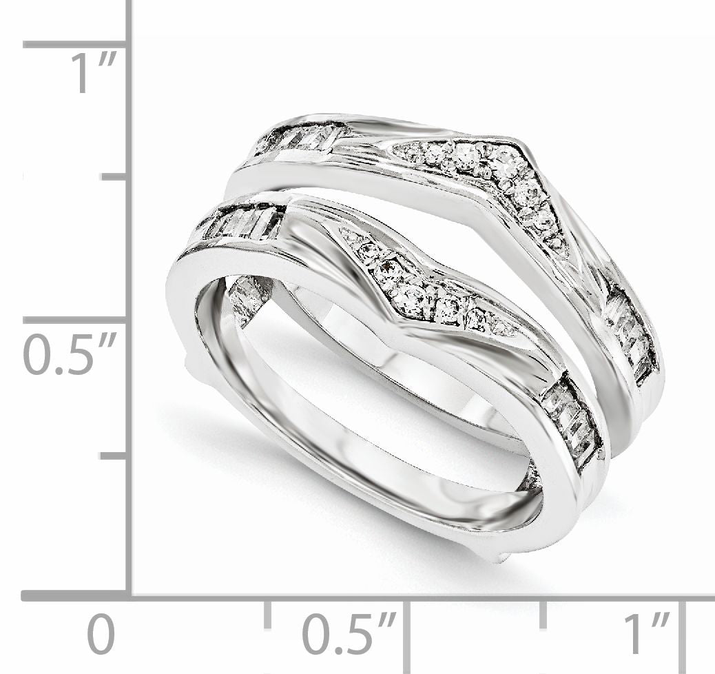 14K Weißgold VS Diamant-Guard