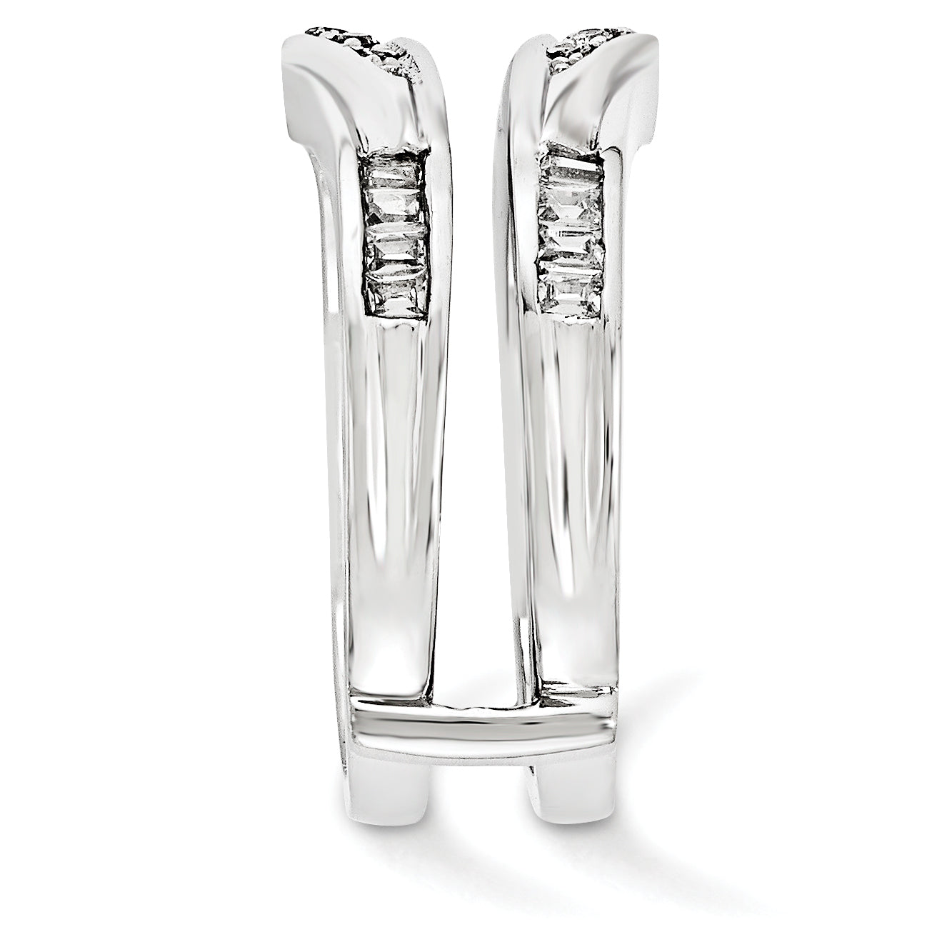 14K Weißgold VS Diamant-Guard