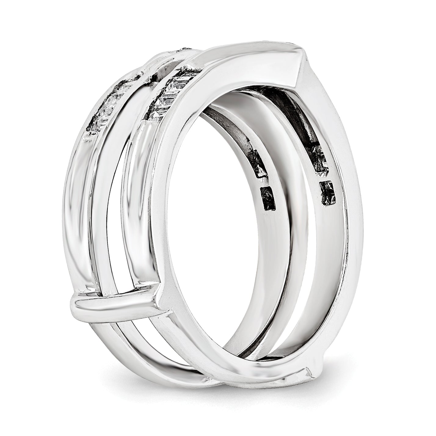 14K Weißgold VS Diamant-Guard