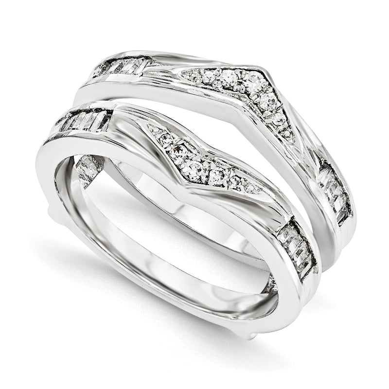 14K Weißgold VS Diamant-Guard