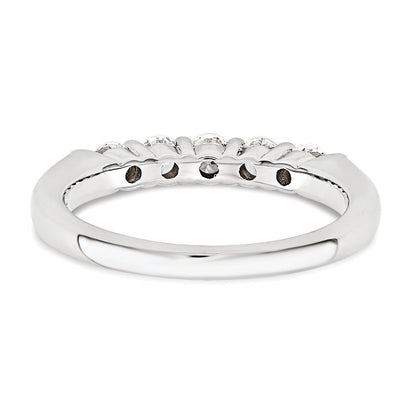 585 Weißgold Trauring mit natürlichem Diamant (0,75 ct, Farbe G-I, Reinheit I1)