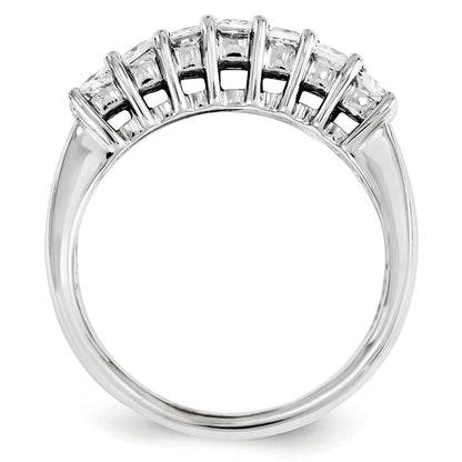 14K Weißgold Diamant-Ring