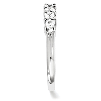 14K Weißgold Diamant-Ring