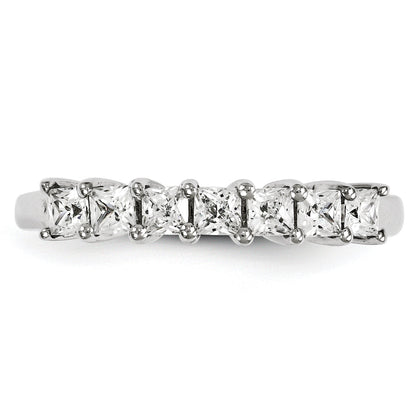 14K Weißgold Diamant-Ring