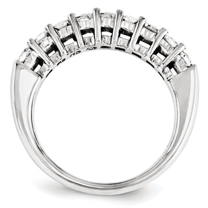 14K Weißgold Diamant-Ring
