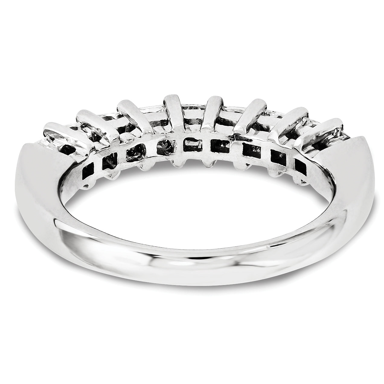 14K Weißgold Diamant-Ring