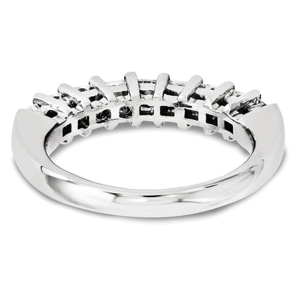14K Weißgold Diamant-Ring