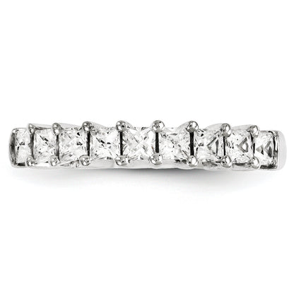 14K Weißgold Diamant-Ring