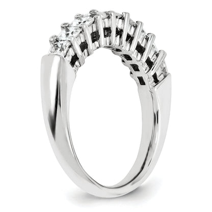 14K Weißgold Diamant-Ring