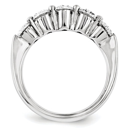 14K Weißgold Diamant-Ring