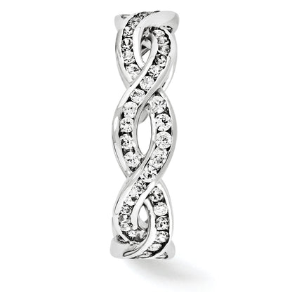 14K Weißgold Diamant-Ring