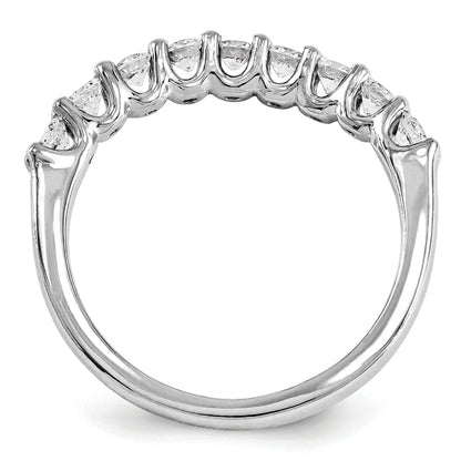 14K Weißgold Diamant-Ring