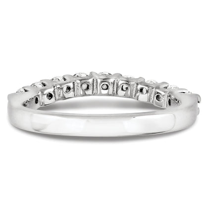 14K Weißgold Diamant-Ring
