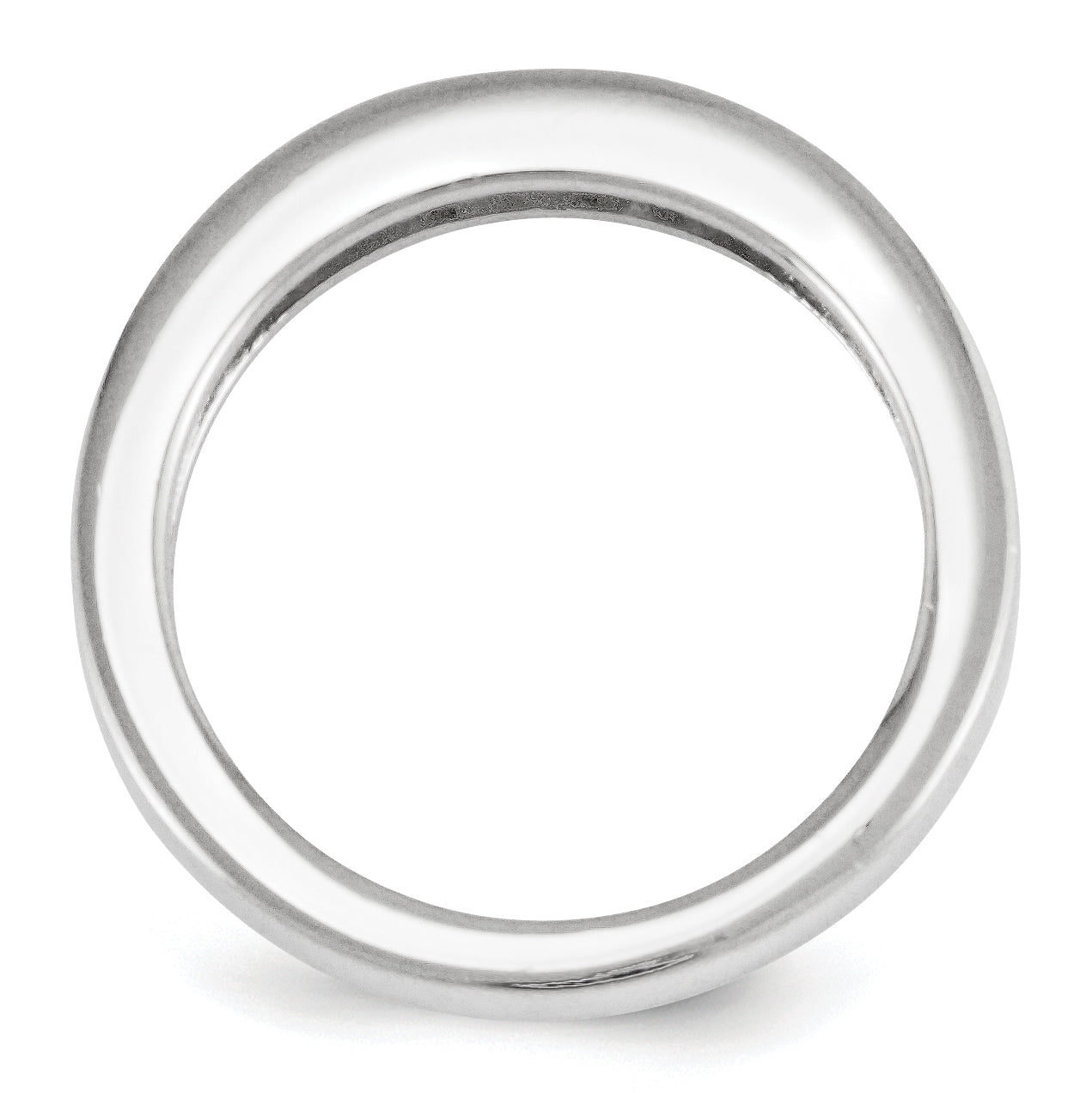 14K Weißgold Diamant-Ring