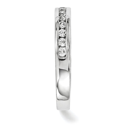14K Weißgold Diamant-Ring