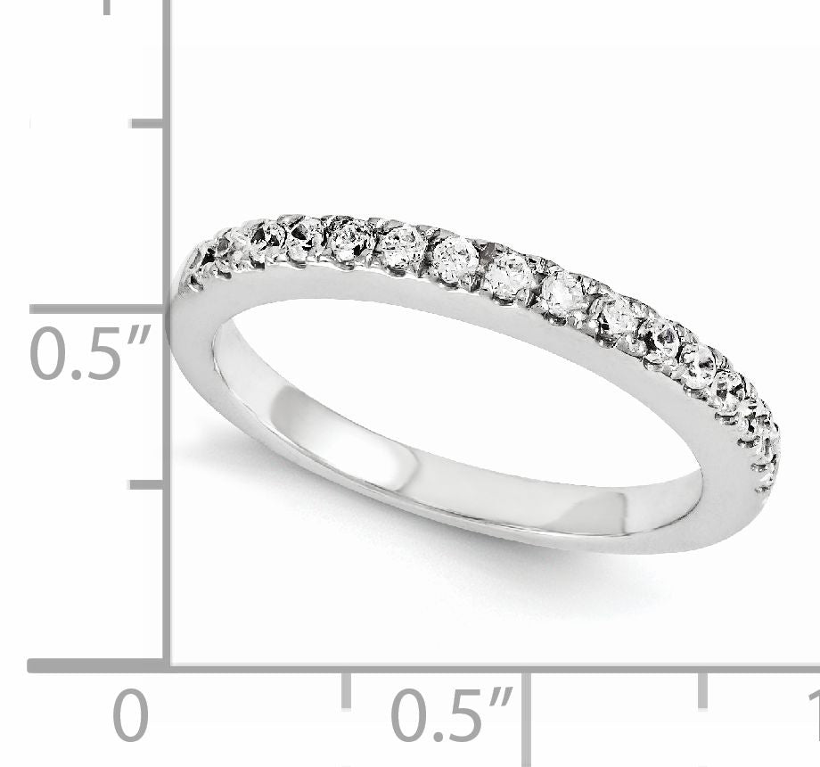 Diamant-Ring aus 14K Weißgold, 0,4 ct