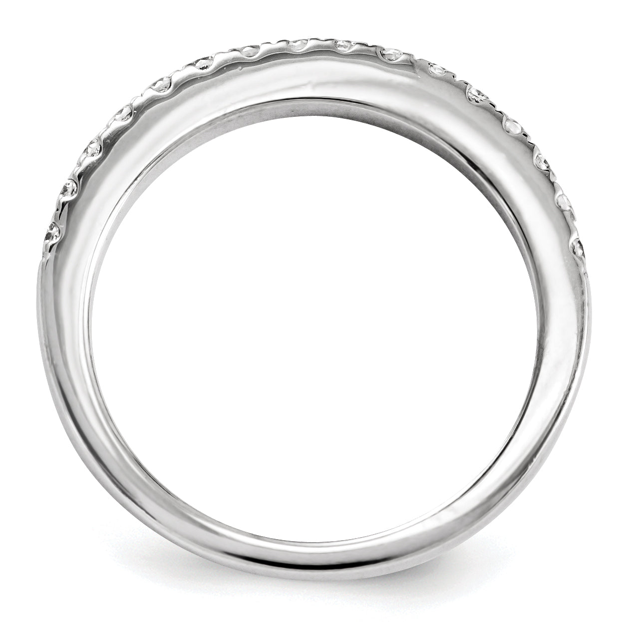 Diamant-Ring aus 14K Weißgold, 0,4 ct