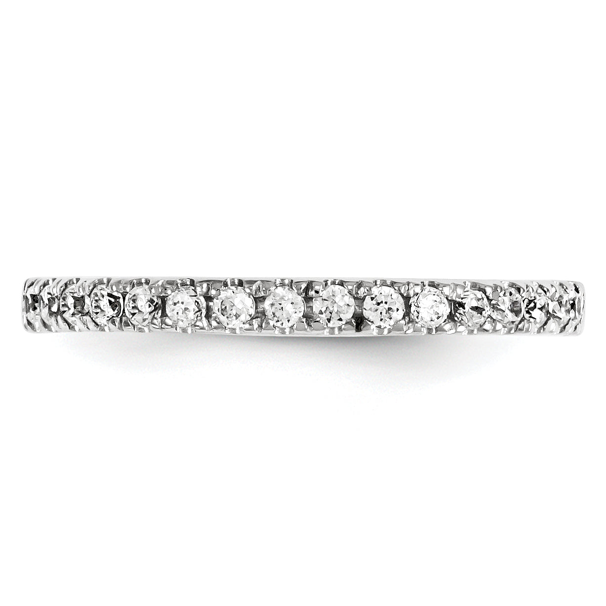 Diamant-Ring aus 14K Weißgold, 0,4 ct