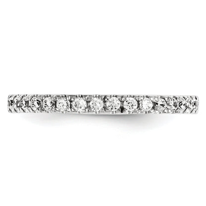Diamant-Ring aus 14K Weißgold, 0,4 ct