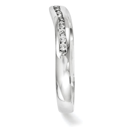 14K Weißgold Diamant-Armreif