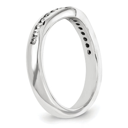 14K Weißgold Diamant-Armreif