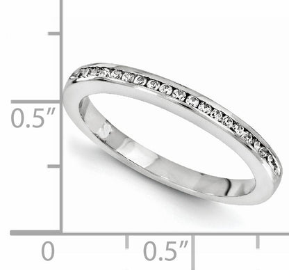 585 Weißgold Diamant-Ring