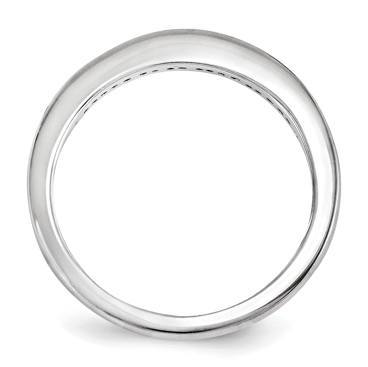 585 Weißgold Diamant-Ring