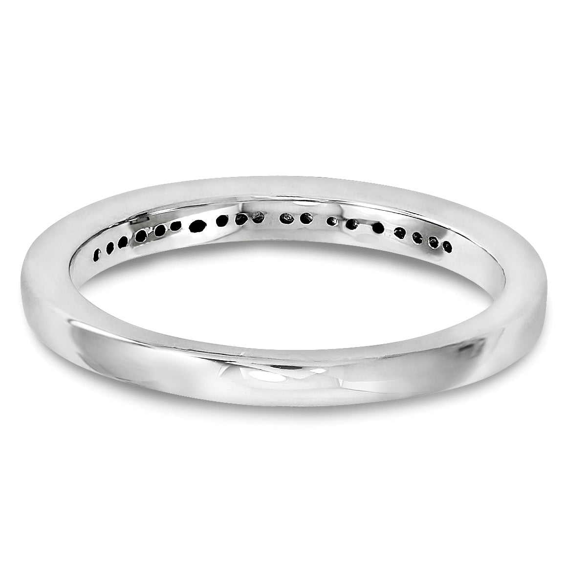 585 Weißgold Diamant-Ring