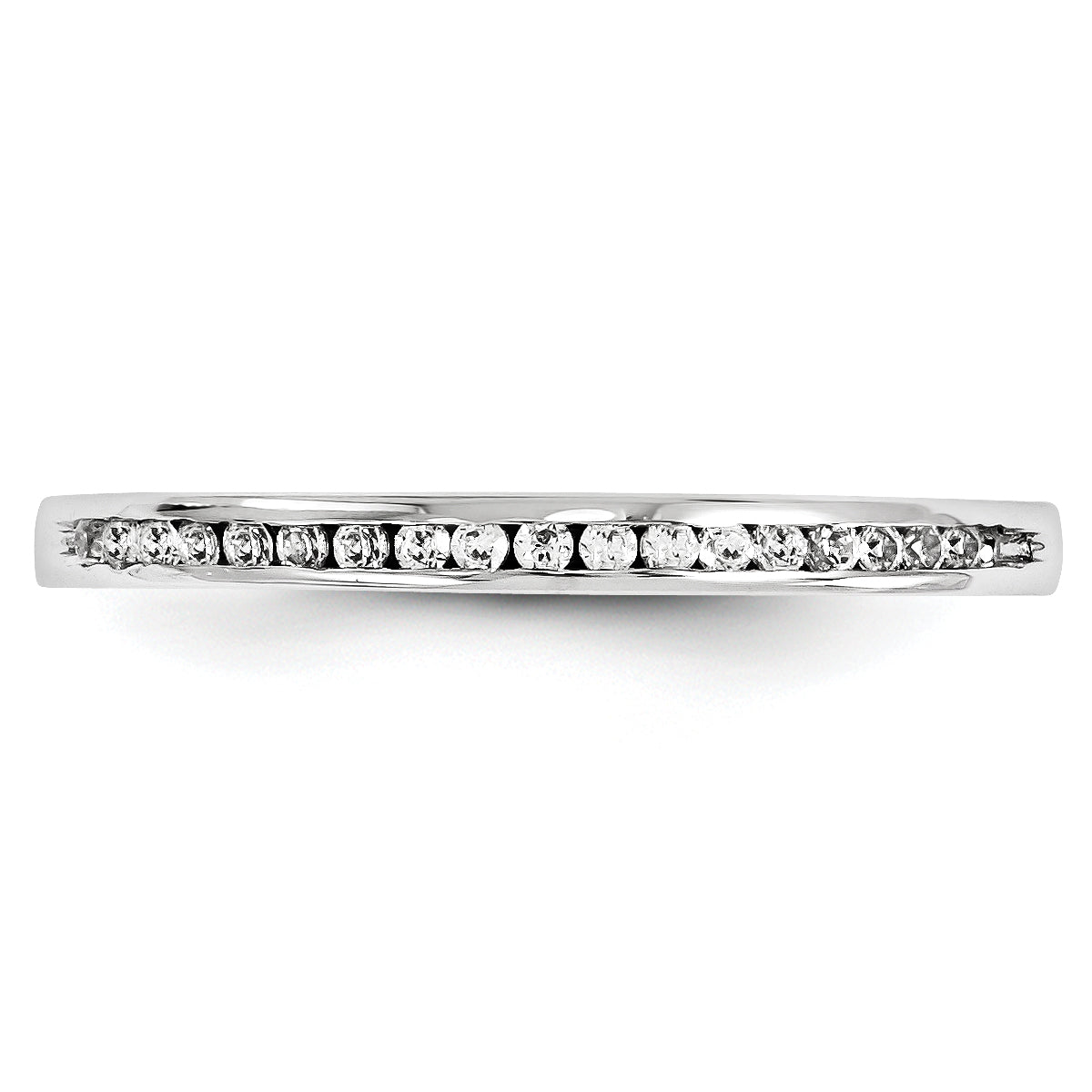 585 Weißgold Diamant-Ring