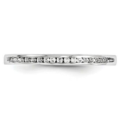 585 Weißgold Diamant-Ring