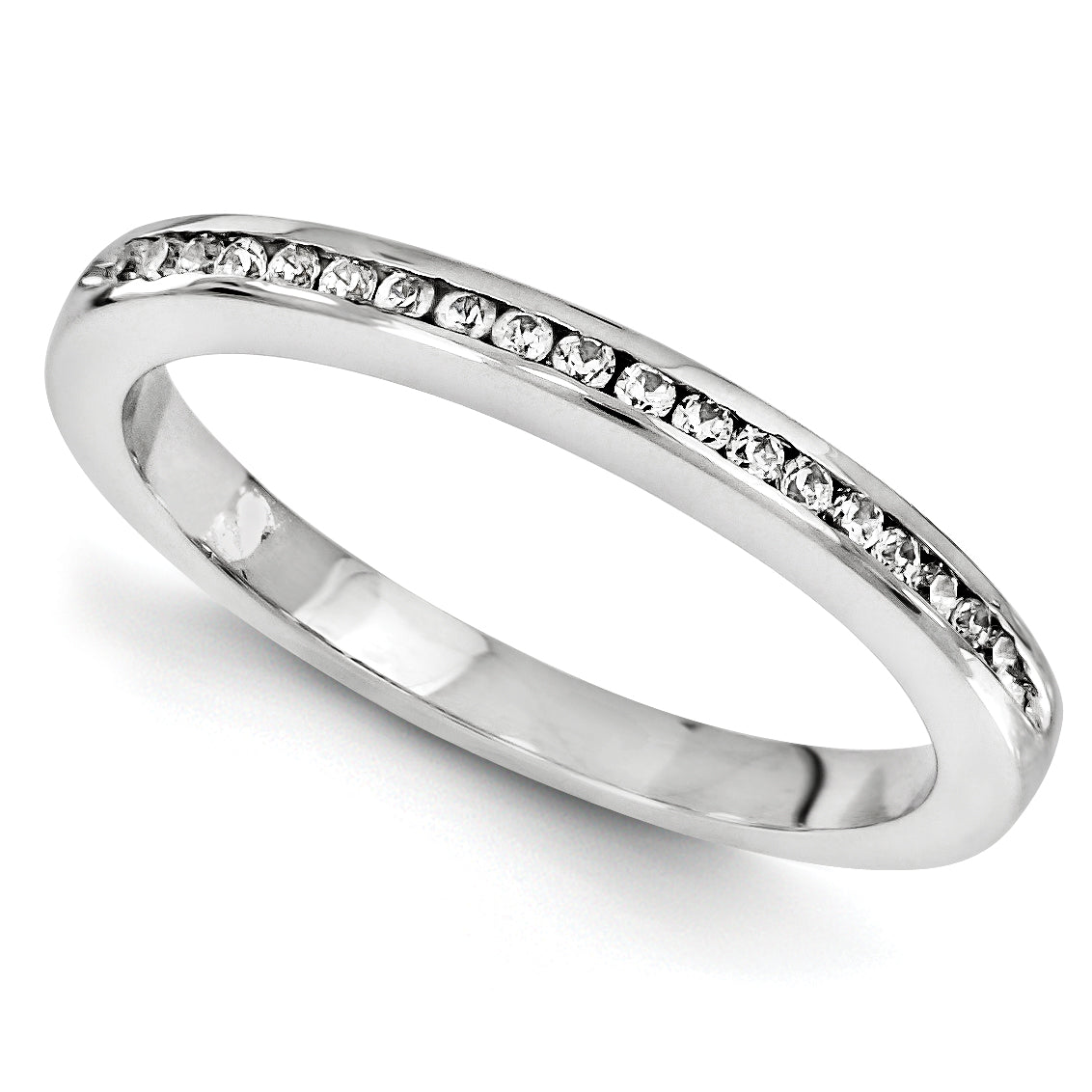 585 Weißgold Diamant-Ring
