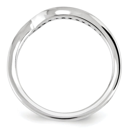 14K Weißgold Diamant-Ring