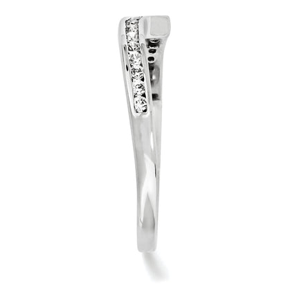 14K Weißgold Diamant-Ring