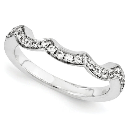 14K Weißgold Diamant-Ring