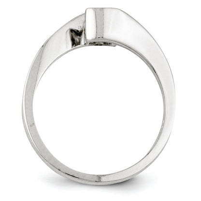 14K Weißgold Diamant-Solitärring