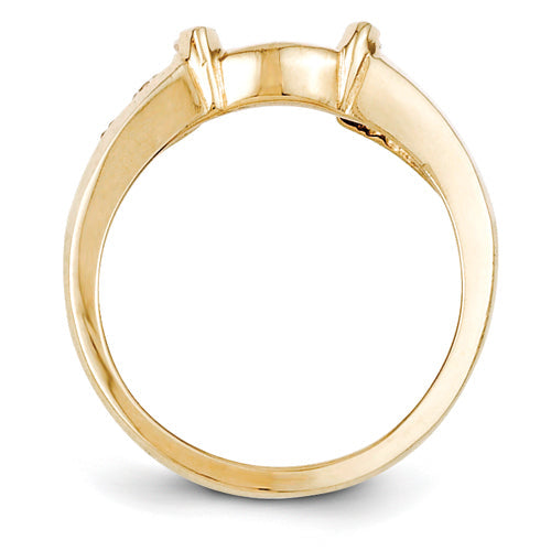 14K Gelbgold Diamant-Wickelring