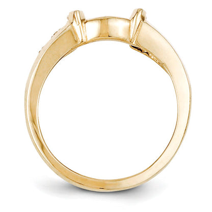 14K Gelbgold Diamant-Wickelring