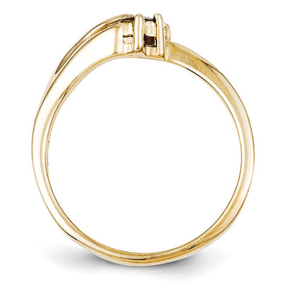 14K Gelbgold Diamant-Wrap-Ring
