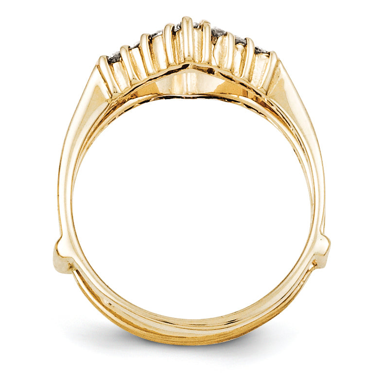 14K Diamant-Schutzring